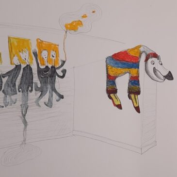 Gusta Reichwein over muurtekenen